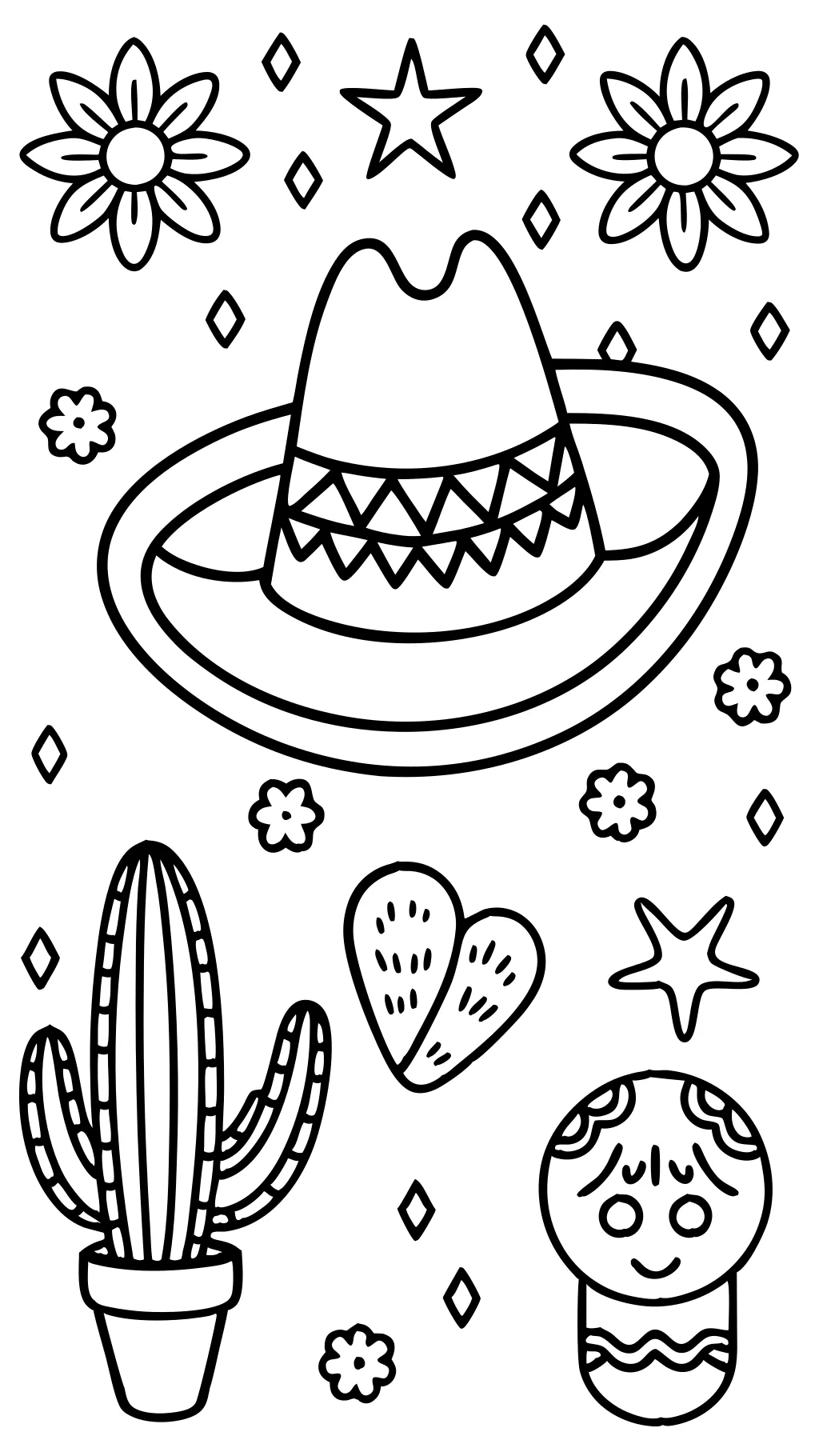 coloriages pour Cinco de Mayo